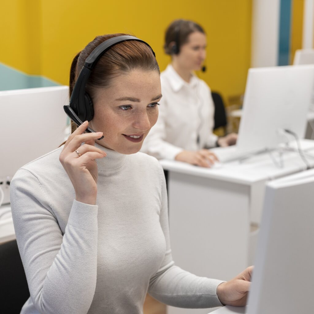 obsługa klienta przez telefon